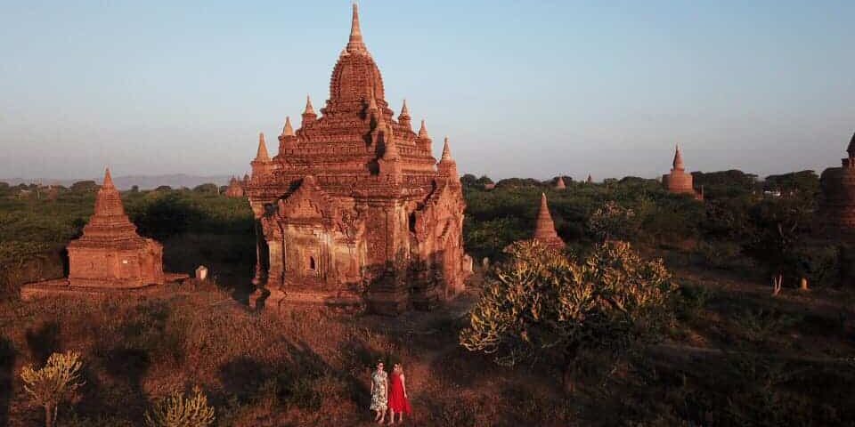 Old Bagan Stupas and Pagodas