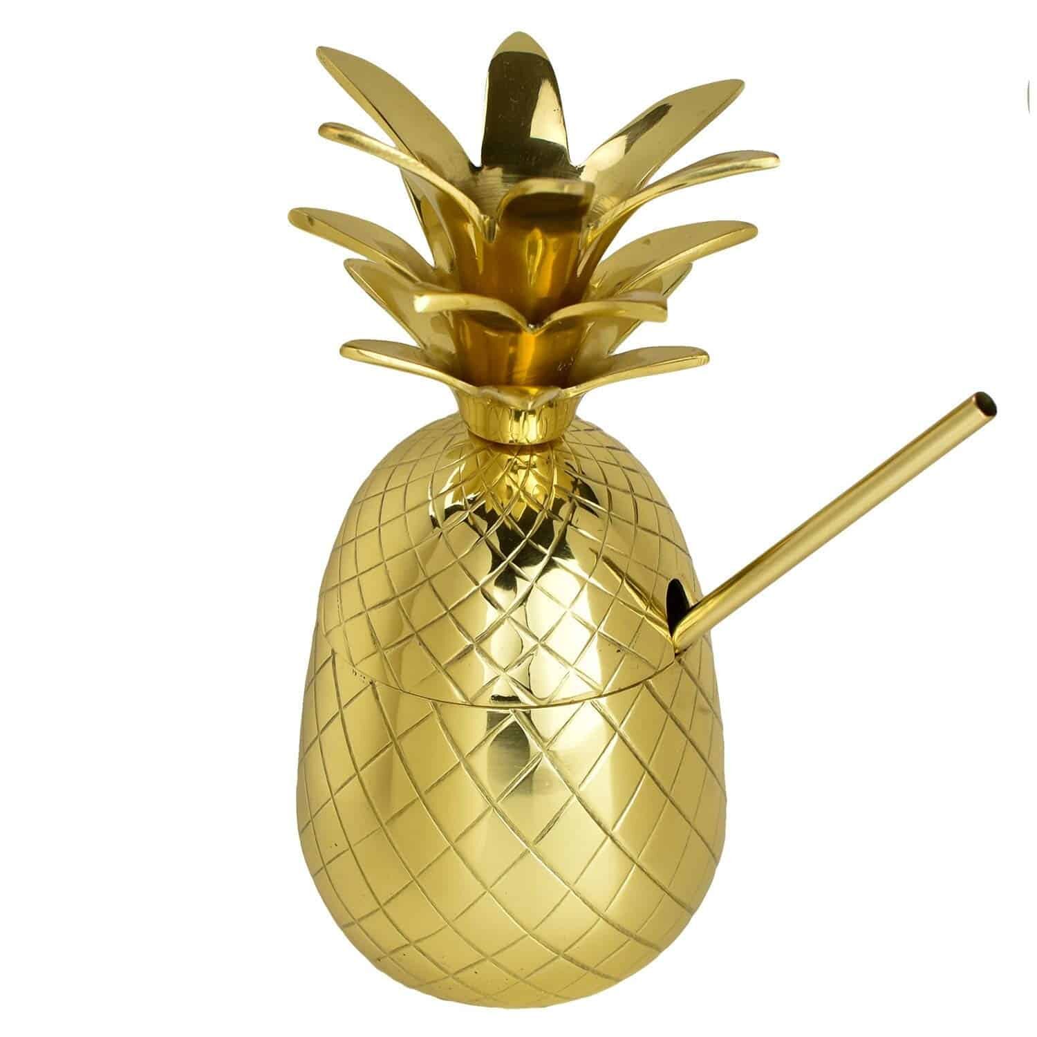 Golden Pineapple Cocktail Tumbler